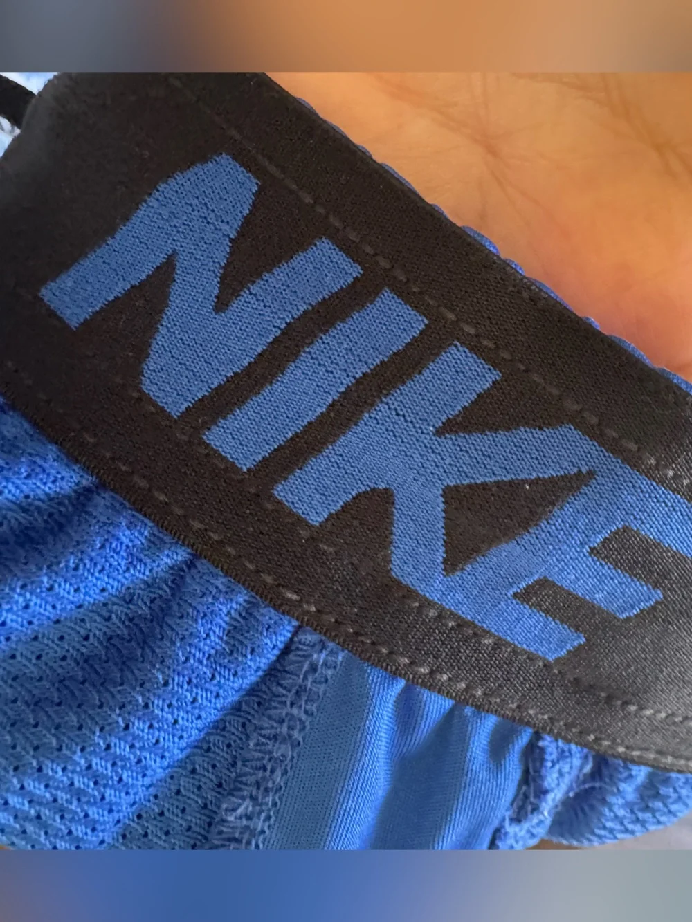 Nike Dri-FIT Men’s Blue Running Training Shorts XL Drawstring 8.5” Inseam